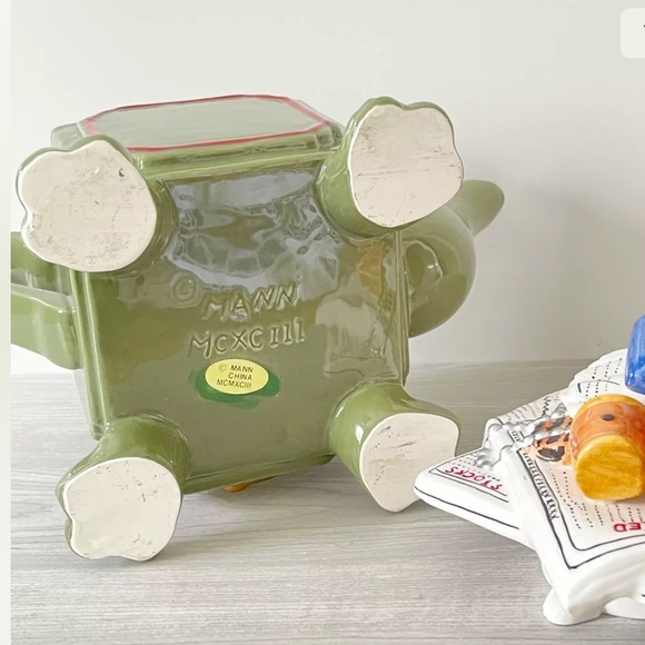 Seymour Mann Safe Teapot Whimsical Banking Lid - Picture 7 of 9